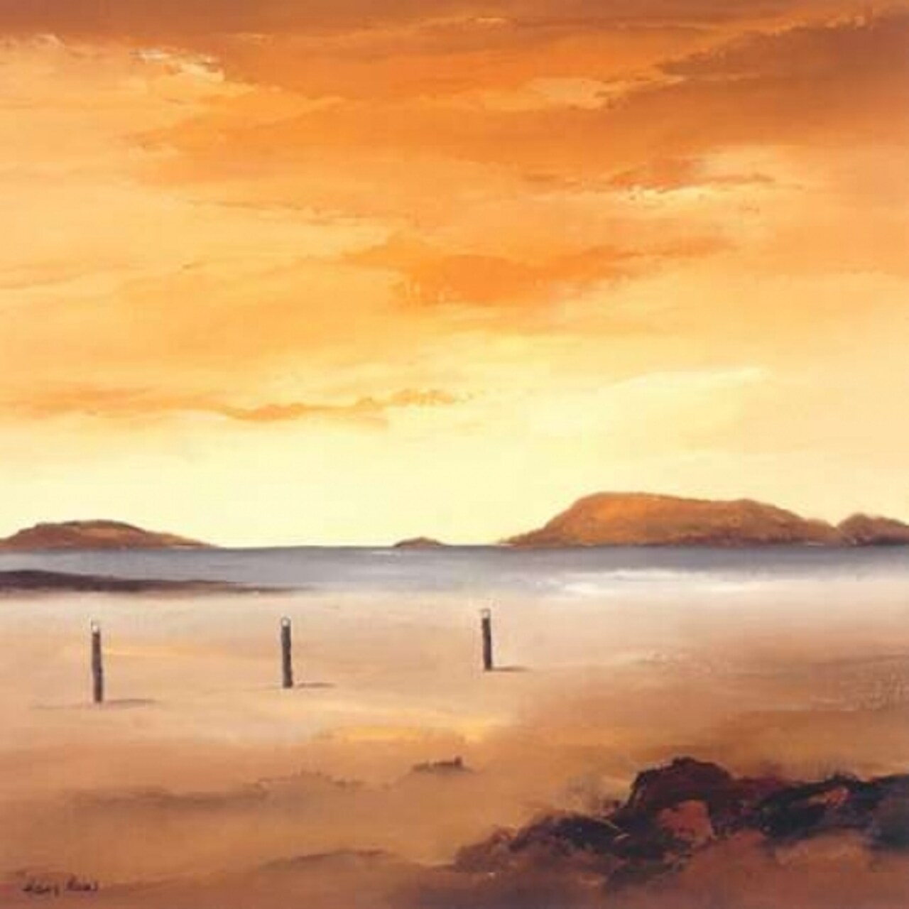 Quiet Sands I Poster Print by Hans Paus - Item # VARPDXGA0102182